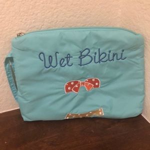 Wet Bikini / Swimwear Nylon Bag with Wristlet